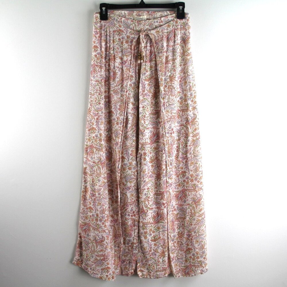 Denim & Supply Ralph Lauren Wide Leg Floral Paisley Harem Elastic Waist Pants S